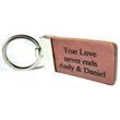 Beef keyring with laser engraving