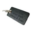 Leather keyring individual engraving