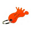 Colourful keyring leather with engraving