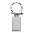 Polished keyring stainless steel