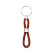 Keyring with engraving option brown