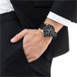 Elegant racing radio controlled watch black