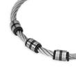 Men's bracelet stainless steel black