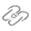 Bracelet Set Heart Stainless Steel Engravable
