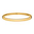 Engraving bangle ladies stainless steel gold plated