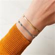 Snake bracelet for ladies in stainless steel