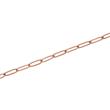 Ladies bracelet in rose gold-plated stainless steel