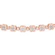 Ladies' bracelet in rose gold with diamonds