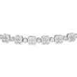 Diamond bracelet in white gold or platinum for women