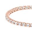 Rivière bracelet for ladies in rose gold
