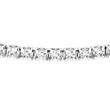 Rivière bracelet, lab grown diamonds, white gold, platinum