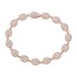 Halo-Stil Armband aus Roségold mit lab grown Diamanten