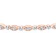 Rose gold bangle for ladies with diamonds