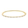 Bracelet with lab grown diamonds in yellow gold for women