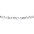 Diamond bangle for ladies in white gold or platinum