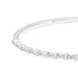 Diamond bangle for ladies in white gold or platinum