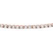 Rose gold rivière bracelet with lab grown diamonds