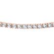 Rose gold rivière bracelet for women with diamonds