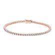 Roségouden tennisarmband met labgekweekte diamanten