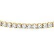 Golden Rivière bracelet with lab grown diamonds