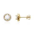 Diamond stud earrings in 14-carat gold