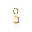 Necklace with amethyst pendant in 14K gold