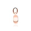 14K rose gold necklace with Lab grown diamond in pendant