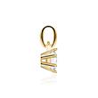 Pendant for ladies in 14ct gold with diamond