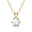 14ct gold pendant for ladies with diamond