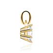 585 gold pendant for ladies with diamond