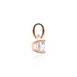 14-carat rose gold necklace with diamond