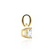 14ct gold pendant for ladies with diamond