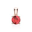 14-carat rose gold necklace with ruby