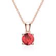 14-Carat Rose Gold Necklace With Ruby