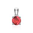 14 carat white gold pendant with ruby