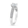 Diamond ring for ladies in white gold or platinum