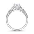 Diamond ring for ladies in white gold or platinum