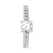 White gold or platinum diamond ring for ladies