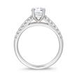 White gold or platinum diamond ring for ladies