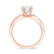 Roségoldener Milgrain Ring mit lab grown Brillanten