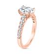 Engagement ring for ladies in rose gold