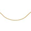 8ct gold chain: Curb chain gold 45cm