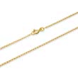 8 karaat gouden ketting: ankerketting goud 50cm