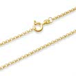 8ct gold chain: Anchor chain gold 50cm