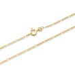 8ct gold chain: Figaro gold 50cm