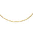 14 karaat gouden ketting: figaro ketting goud 50cm