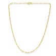 14ct gold chain: Figaro gold 50cm