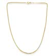 14ct Gold Chain: Venetian Necklace Gold 45cm