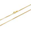 14 karaat gouden ketting: venetiaanse ketting goud 45cm