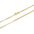 14ct gold chain: Venetian necklace gold 45cm